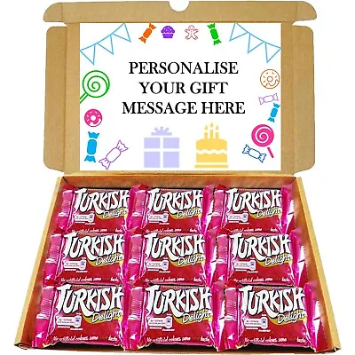 Frys Turkish Delight Gift Box Hamper - 9 X Turkish Delight Rose Chocolate Bars • $12.57