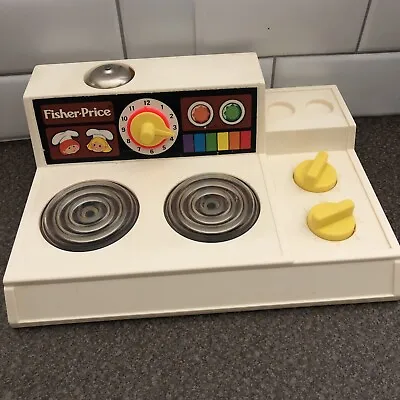 Vintage Fisher Price Fun With Food Kitchen Stove Top #919 1978 - USA Bell Works • $19.99