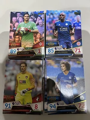 20108/19 Topps Match Attax Ultimate Complete Base Set 100 Cards • £20