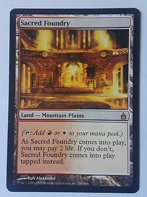 Sacred Foundry Ravnica Magic The Gathering Mtg X1 • $34.95