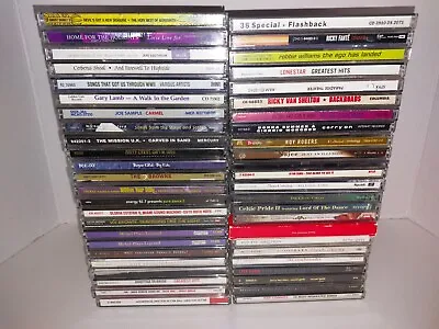 $63.99 • Buy 50+ CD Lot Pop/Rock/Jazz/All Genres -w/ Rare Hard To Find Wholesale Resale #3