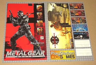 Metal Gear Solid MGS Sticker Set With Some Other Stickers Very Rare • $44.91