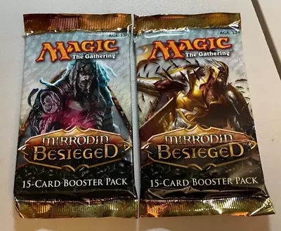 2 Pack / MIRRODIN BESIEGED / Sealed / MTG / Unsearched Booster Packs • $37.95