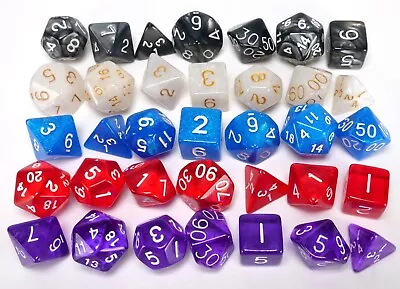 $6.50 • Buy Dice Sets Of 7 Compatible With RPG Dungeons & Dragons DnD Game Polyhedral