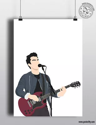£4 • Buy KELLY JONES - Stereophonics Minimalist Poster Posteritty Style Art Print Hair