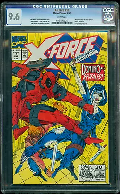 X-force #11 Cgc 9.6 1st Appearance App Domino Early Deadpool Mcu Marvel Comics • $59.99