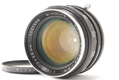 [ EXC+5 ] Minolta AUTO ROKKOR-PF 58mm F1.4 MC Mount MF Standard Lens From JAPAN • $49.99