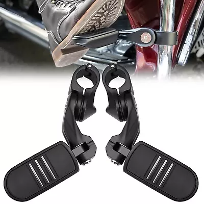 Motorcycle Highway Pegs Foot Pegs For Street Glide 1 1/4 1.25 Highway Bar • $68.99