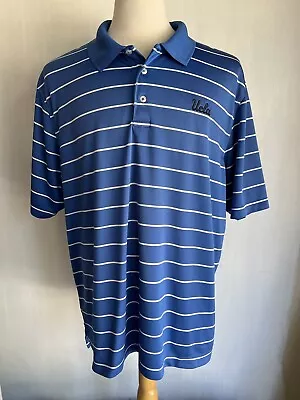 UCLA BRUINS Official Men's LA University Striped Golf Polo Shirt Size XXL • $24.99