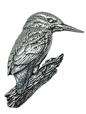 Kingfisher Pin Badge Brooch Bird Nature Pewter Badge Lapel Unisex By A R Brown • £5.90