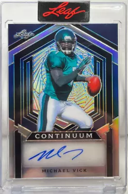 Michael Vick 2023 Leaf Continuum Autograph Auto #'d 80/84 - EAGLES / FALCONS • $59.99