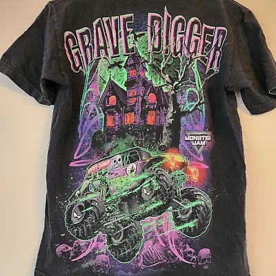 TOP Vintage 1988 Grave Digger Race Team Monster Truck Black T-Shirt S-5XL • $17.99