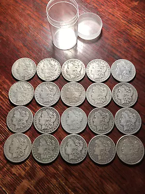 Roll Of (20) 1878-1897 Plus A Nice 1921 S Mint! $1 Morgan Silver Dollars NO RES! • $629.99