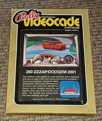 $69.69 • Buy Vtg BALLY ASTROCADE VIDEOCADE GAME CARTRIDGE 280 Zzzap Dodgem 2001 Original Box