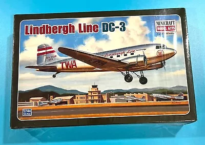 Minicraft Model Kits. Lindbergh Line Dc-3. 1/144 Scale. Kit #14548 • $5