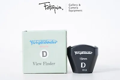 New In Box Voigtlander 15mm (22.5mm) D Brightline Viewfinder - Plastic • $198