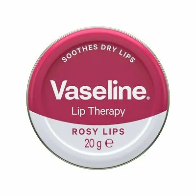 £3.49 • Buy Vaseline Lip Therapy Tin Rosy Lips 20g Soothes Dry Lips