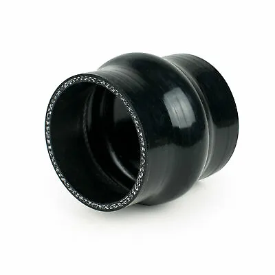 ID 4 Inch/102mm Hump Straight Black Silicone Air Intake Pipe Coupler Hose Turbo  • $9.30