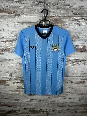 Mens Vintage Umbro Manchester City FC T-Shirt Soccer Jersey Size S • $38.25