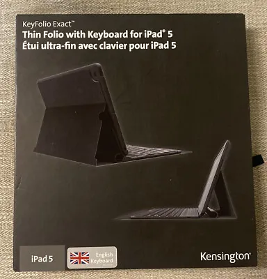 Kensington KeyFolio Folio With Keyboard For IPad 5 • £32