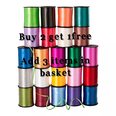 £2.29 • Buy  Balloons String Tie 50 Meter  Curling Ribbons Colours Baloon Ribon BALLON ROLL