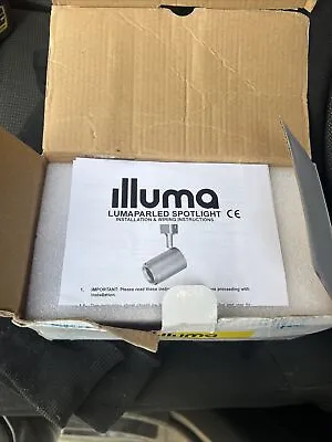 Illuma Black LumaPAR LED Single Circuit Track Spotlight 3000k T340838-BL/GDL/830 • £25