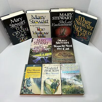 (9) Mary Stewart; Arthurian Saga Complete Series 1-5 Hardcover/Paperback + More • $48.97