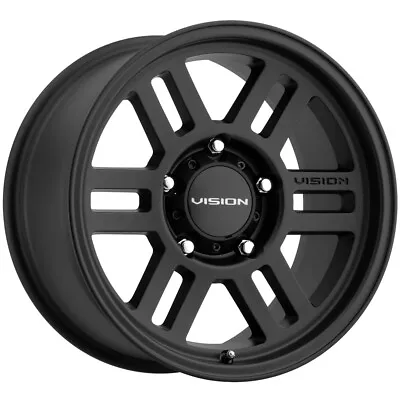 Vision 355 Manx 2 Overland 17x9 5x150 +0mm Satin Black Wheel Rim 17  Inch • $171.99