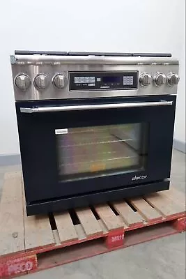 Dacor Renaissance 36  6 Sealed Burners BLK Freestanding Dual-Fuel Range ER36DCLP • $3999