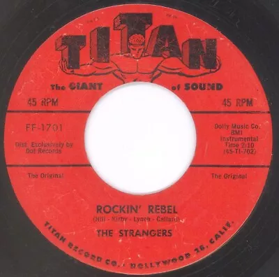 £12 • Buy STRANGERS “Rockin’ Rebel” TITAN