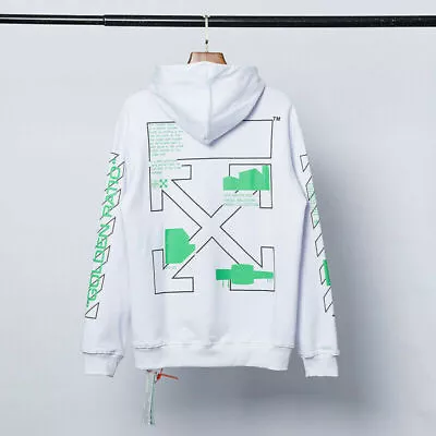 Mens And Women's Newhoodie  OFF-white Printed Hoodie Casual Loose Sweatshirt HOT • £30.96