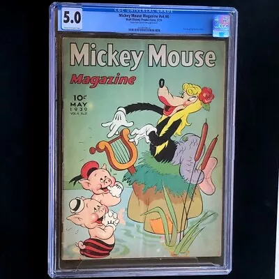 Mickey Mouse Magazine Vol 4 #8 (May 1939) 💥 CGC 5.0 💥 Rare! Walt Disney • $359