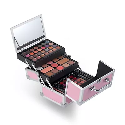 Makeup Kit Eyeshadow Palette Blush Cosmetic Set Girls Lipgloss Beauty Case Gifts • $8.50