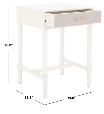 Safavieh ESTELLA 1DRW ACCENT TABLE Reduced Price 2172730165 ACC5722A • $71