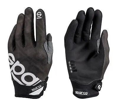 Sparco MECA 3 Mechanics Gloves Adjustable Velcro Strap Black X Large 002093NR4XL • $39