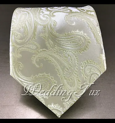 CLEARANCE MEN'S PAISLEY Microfiber SELF TIE NECK TIE FORMAL PARTY WEDDING PROM • $10.89