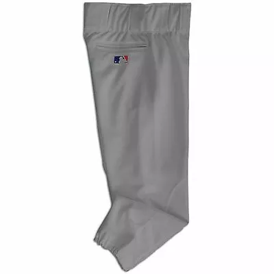 2 Pair! New Mens Majestic Gray Baseball Pants (elastic Cuffs) 2x/2xl 40  Waist • $24