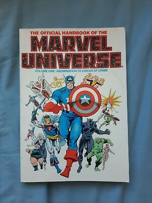 The Official Handbook Of The Marvel Universe Volume One • £23.99