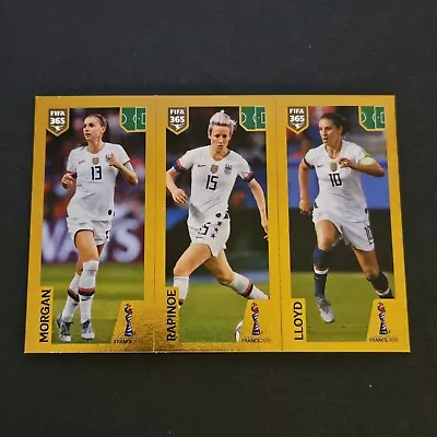 ALEX MORGAN - MEGAN RAPINOE - CARLI LLOYD - 2020 Panini FIFA 365 #412 ABC USWNT • $9.99