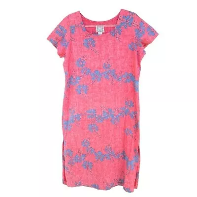 Reyn Spooner Commemorative Classics Hibiscus Muumuu Dress Reverse Print Large • $64.95