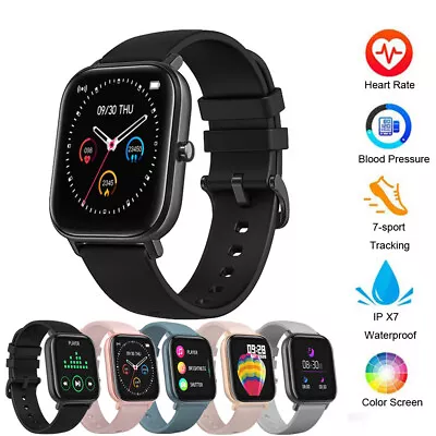 $42.88 • Buy Smart Watch Women Men Sports Gym Heart Rate Android System Blood Oxygen Monitor