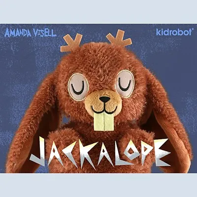 13  JACKALOPE PLUSH Soft Toy AMANDA VISELL Art KIDROBOT Nwt LIMITED EDITION 2010 • $176.10