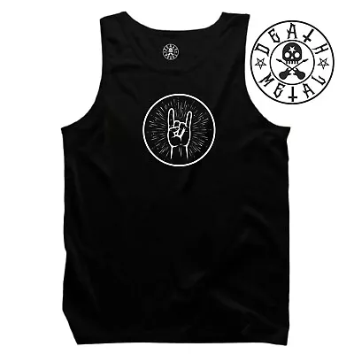 Rock On Vest Music Clothing Pop Hip Hop Gothic Punk Band Retro Classic Tank Top • £11.99