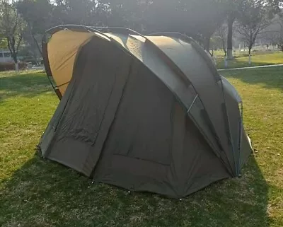 Outdoor Fishing Carp Tent 2 To 3 People Olive Green Dome Fishing Tent • $249