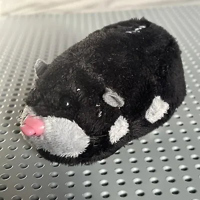 Zhu Zhu Pets Rocky Black And Grey Electronic Hamster Pet Robot Working • £10