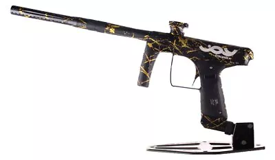 Used Macdev GT2 Paintball Marker Gun W/ Case - Joy Division - Black Gold Splash • $1075