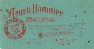 Vintage ARM & HAMMER Baking Soda Advertising Paper Ink Blotter Church & Dwight • $5.99