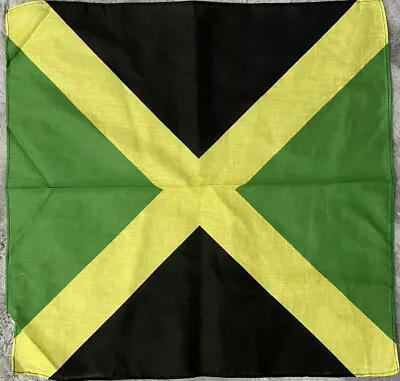 Jamaican Flag Bandana Scarf Country Jamaica Face Mask Culture Yardie Covers • $5.95