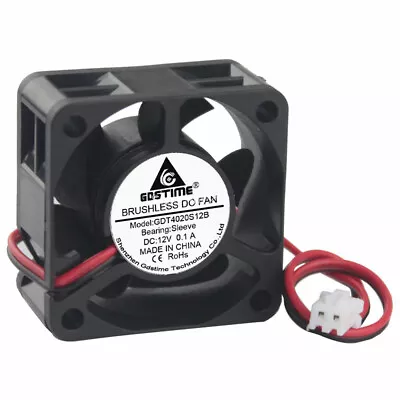 12V 40mm 4020S DC Brushless 2-pin 40x40x20mm CPU / Laser / Printer Cooling Fan • $7.29