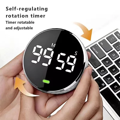 LED Large Digital Kitchen Cooking Timer Count Down Up Clock Magnetic Loud Alarm • $5.59